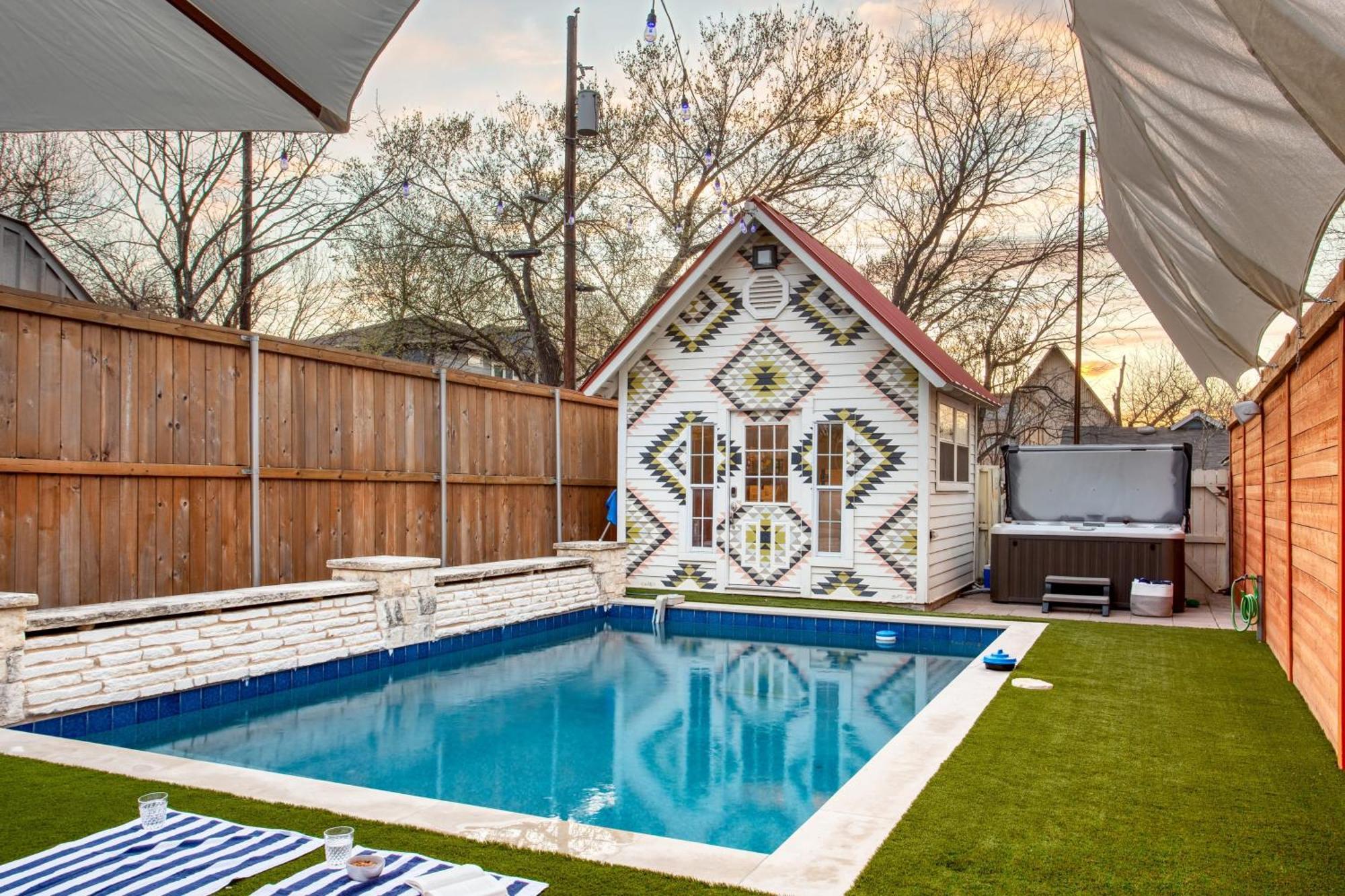 Ramsey By Avantstay Modern Character Home In Austin W Pool Buitenkant foto